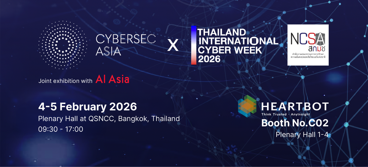 Heartbot AI to Exhibit at Cybersec Asia in Thailand, Showcasing the Security-First AI Platform AnyInsight