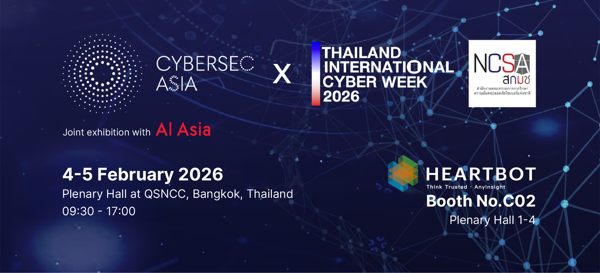 Cybersec ASIA HEARTBOT Booth No.C02