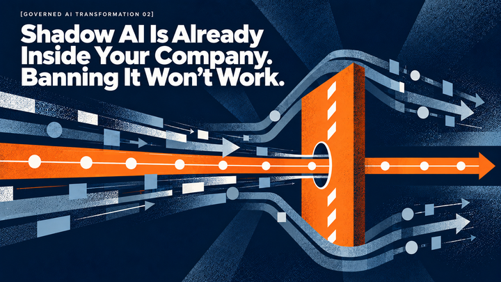 [Governed AI Transformation 02]Shadow AI Is Already Inside Your Company. Banning It Won't Work.