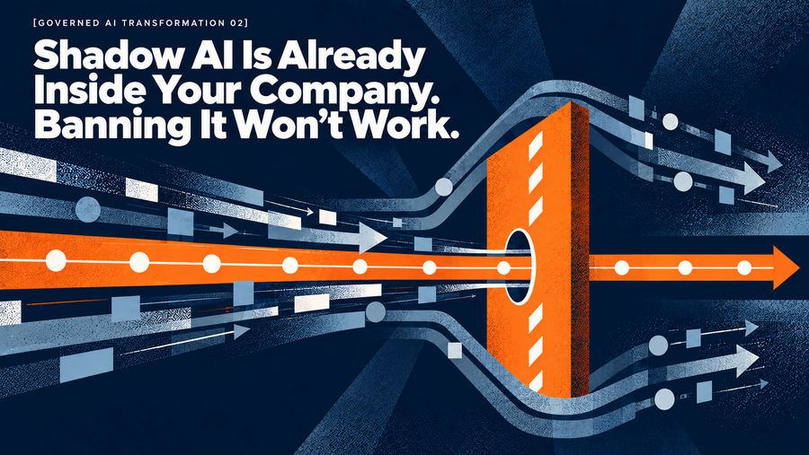 [Governed AI Transformation 02]Shadow AI Is Already Inside Your Company. Banning It Won't Work.