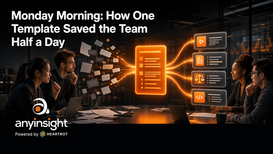 Monday Morning: How One Template Saved the Team Half a Day